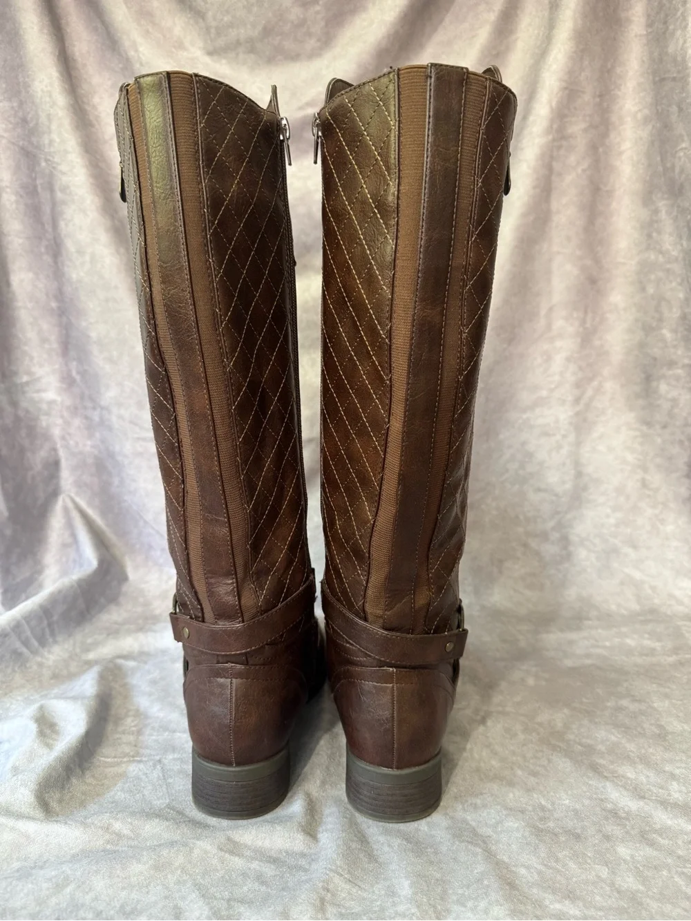 G by Guess Women's Knee-High Leather Riding Boots